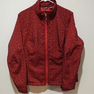 Red Full-Zip Jacket